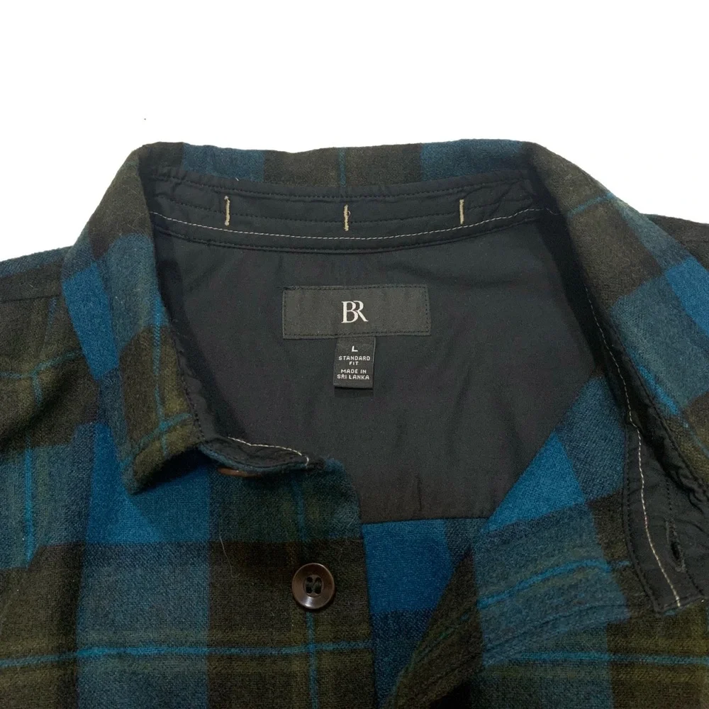 L / Banana Republic flannel overshirts